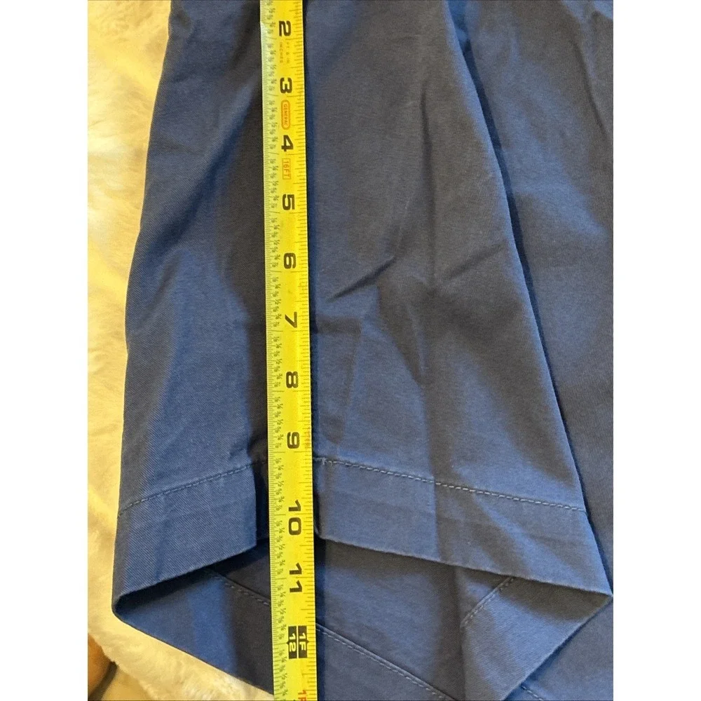 Polo Ralph Lauren Shorts Mens 46B Navy Classic Fit Chino Flat Front Cotton 10